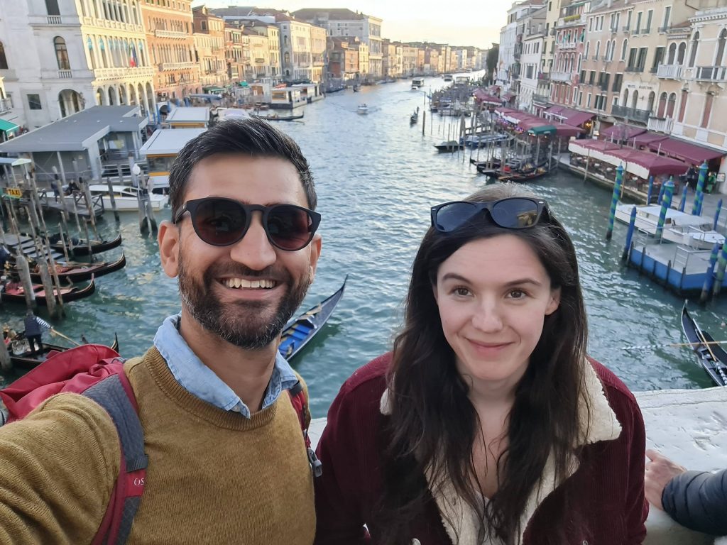 Venice, on the Interrail journey